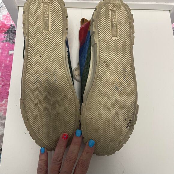 Farm Rio Platform Sneaker Rainbow Sun Unisex Men SIZE 7,5 Wmns 9.5 EU 40 shoes - Picture 10 of 16